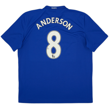Camiseta de la tercera equipación del Manchester United 2008-09 Anderson #8 - 6/10 - (XL)