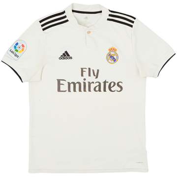 2018-19 Real Madrid Home Shirt - 4/10 - (S)