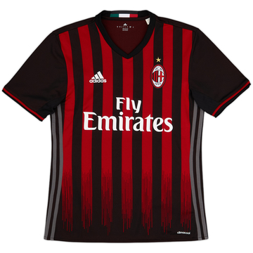 2016-17 AC Milan Home Shirt - 6/10 - (S)