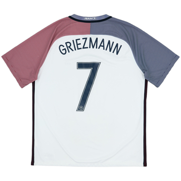 2016-17 France Away Shirt Griezmann #7 - 5/10 - (XL)