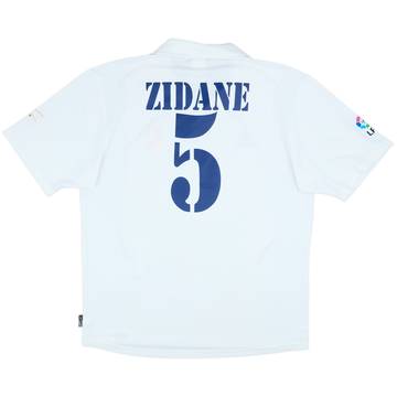 2002-03 Real Madrid Centenary Home Shirt Zidane #5 - 6/10 - (L)