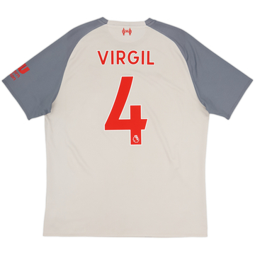 2018-19 Liverpool Third Shirt Virgil #4 - 7/10 - (L)