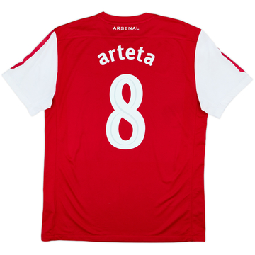 2011-12 Arsenal Home Shirt Arteta #8 - 6/10 - (L)