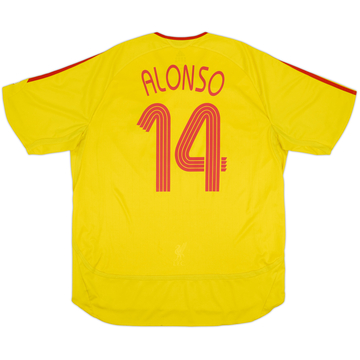 2006-07 Liverpool Away Shirt Alonso #14 - 6/10 - (XXL)