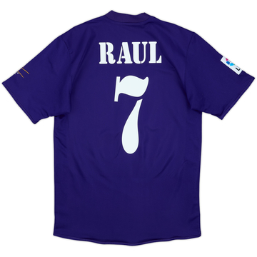 Camiseta de la tercera equipación del Real Madrid 2001 Raul #7 - 8/10 - (S)