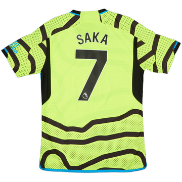 2023-24 Arsenal Authentic Away Shirt Saka #7 - 9/10 - (M)