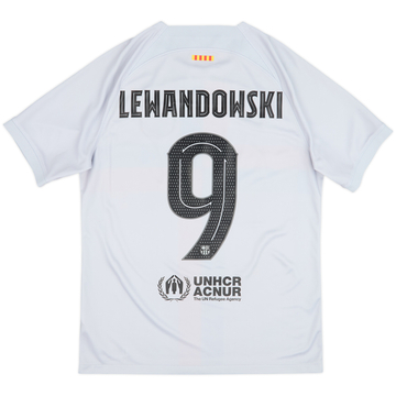 2022-23 Barcelona Third Shirt Lewandowski #9 - 9/10 - (M)
