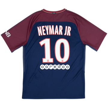 2017-18 Paris Saint-Germain Home Shirt Neymar Jr #10 - 10/10 - (M)