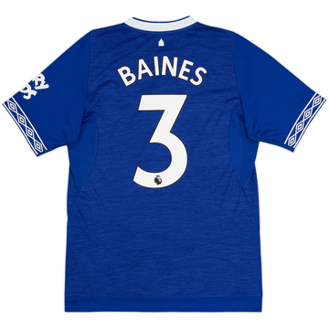 2018-19 Everton Home Shirt Baines #3 - 10/10 - (S)