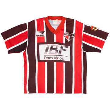 Camiseta de visitante del Sao Paulo 1991-92 #9 - 7/10 - (L)