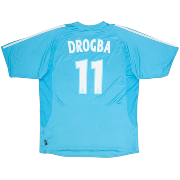 2003-04 Olympique de Marsella Camiseta Visitante Drogba #11 - 6/10 - (L)