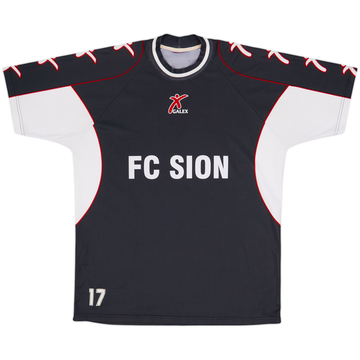 2000-01 FC Sion Player Issue Galex Training Shirt #17 - 8/10 - (L)