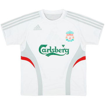 2008-09 Liverpool adidas Training Shirt - 8/10 - (L.Boys)