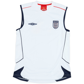 2006-08 England Umbro Training Vest - 8/10 - (M)