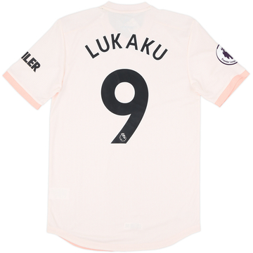 2018-19 Manchester United Authentic Away Shirt Lukaku #9 (S)