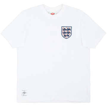 2000s England Umbro Retro '1966' Home Shirt #6 - 9/10 - (L)