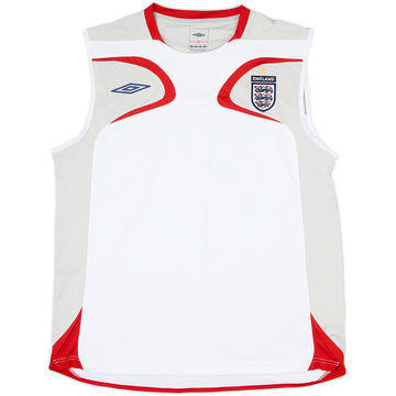2007-08 England Umbro Training Vest - 8/10 - (XL)