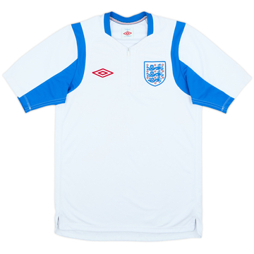 2010-11 England Umbro 1/4 Zip Polo Shirt - 7/10 - (XL.Boys)