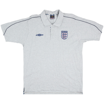 2004-06 England Umbro Polo Shirt - 8/10 - (XXL)
