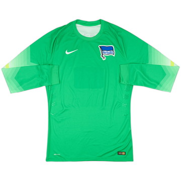 2014-15 Hertha Berlin Player Issue GK Shirt - 4/10 - (L)