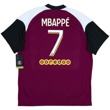 2020-21 Paris Saint-Germain Third Shirt Mbappe #7 (XL)