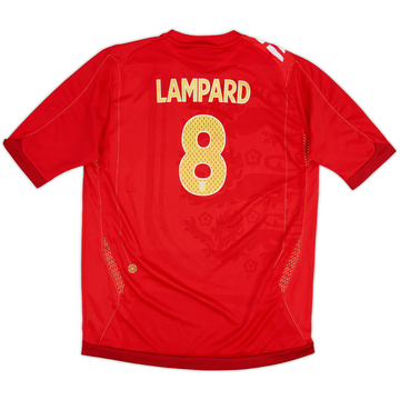 2006-08 England Away Shirt Lampard #8 - 6/10 - (XL.Boys)