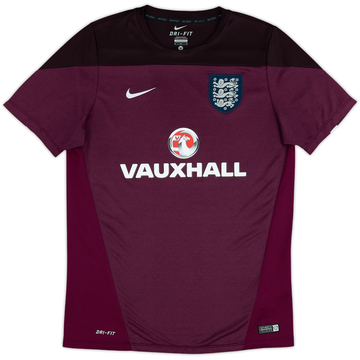 2014-16 England Nike Training Shirt - 8/10 - (M)