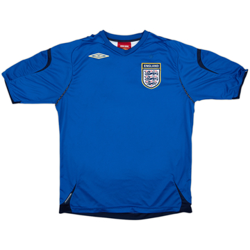 2006-08 England GK S/S Shirt - 5/10 - (L)