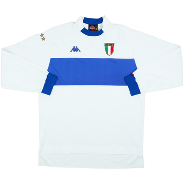 1998-00 Italy Away L/S Shirt - 8/10 - (XL)
