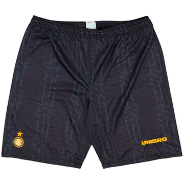 1996-97 Inter Milan Home Shorts - 8/10 - (L)