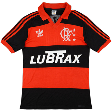 1987-90 Flamengo Home Shirt #10 - 8/10 - (L)