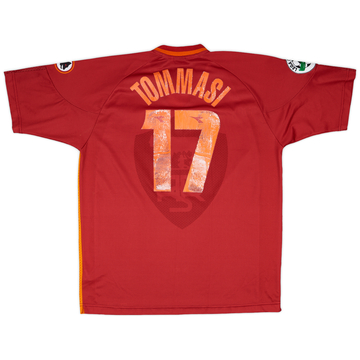 1997-98 Roma Match Issue Home Shirt Tommasi #17