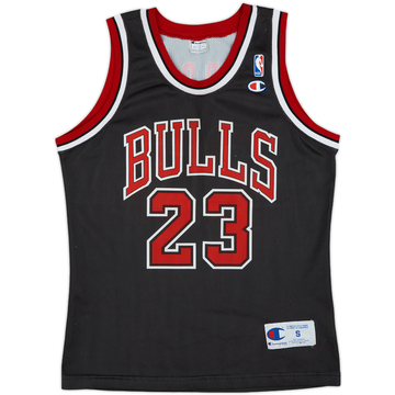 1997-98 Chicago Bulls Jordan #23 Champion Alternate Jersey - 7/10 - (S)