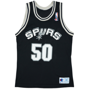 1991-95 San Antonio Spurs Robinson #50 Champion Away Jersey - 9/10 - (M)