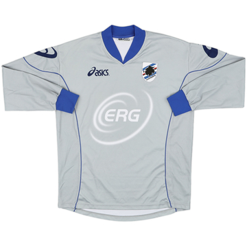 2003-04 Sampdoria Asics Training L/S Shirt - 9/10 - (M)