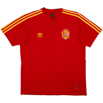2005-06 Spain adidas Originals Cotton Training Shirt - 8/10 - (S)