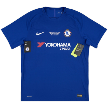 2018 Chelsea Player Issue FA Cup Final Home Shirt (XL)