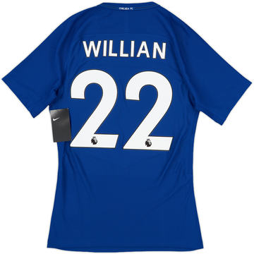 2017-18 Chelsea Player Issue Home Shirt Willian #22 (S)