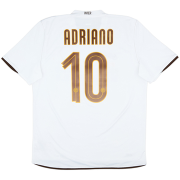 2008-09 Inter Milan Away Shirt Adriano #10 - 8/10 - (L)