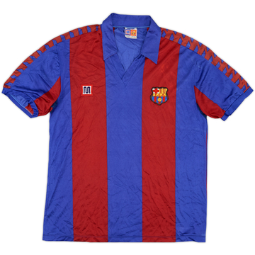 1984-89 Barcelona Home Shirt - 8/10 - (L)
