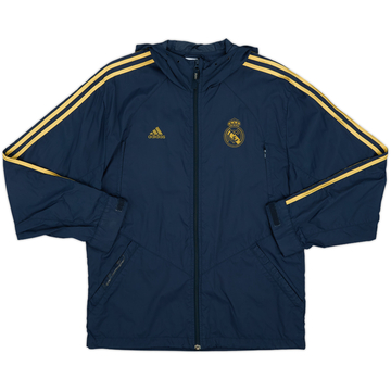 2008-09 Real Madrid adidas Hooded Rain Jacket - 8/10 - (M)