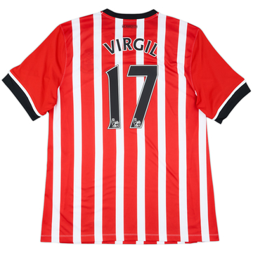 2016-17 Southampton Home Shirt Virgil #17 - 8/10 - (XXL)
