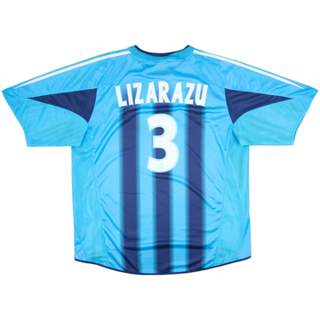 2004-05 Olympique Marseille Away Shirt Lizarazu #3 - 8/10 - (XXL)