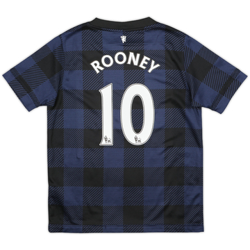 2013-14 Manchester United Away Shirt Rooney #10 - 8/10 - (S.Boys)