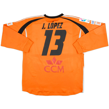 2007-08 Albacete Match Issue GK Shirt J. Lopez #13