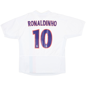 2003-04 Paris Saint-Germain Nike Third Shirt Ronaldinho #10 - 8/10 - (L)