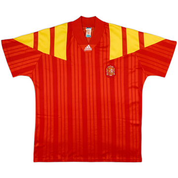 1992-94 Spain Home Shirt #9 - 8/10 - (L)