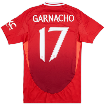 2024-25 Manchester United Home Shirt Garnacho #17 - 9/10 - (S)
