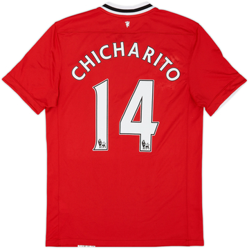 2011-12 Manchester United Home Shirt Chicharito #14 - 5/10 - (M)
