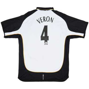 2001-02 Manchester United Centenary Away/Third Shirt Veron #4 - 8/10 - (XL)